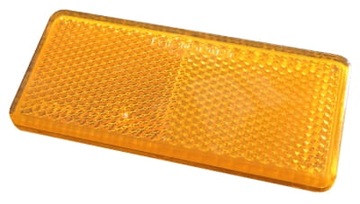 ODBLASK ODBLASKI PRZYKLEJANY 9x4cm POMARAŃCZOWY