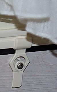 Держатель крючка для оконной шторы, замок Remis