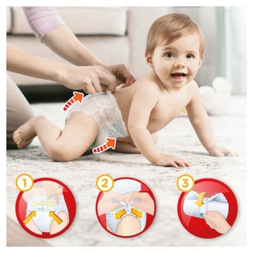 PAMPERS БРЮКИ 7 ПОДГУЗНИКОВ 74 ШТ.