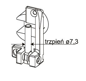 НЕСКОЛЬКО НИЖНИХ РОМБОВЫХ ПЕТЛЕЙ ДЛЯ ДЕРЕВЯННЫХ ДВЕРЕЙ, ЛЕВАЯ