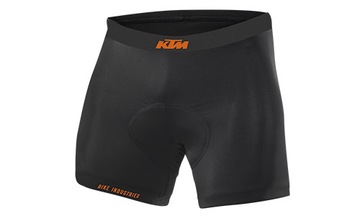 SPODENKI ROWEROWE KTM bike ind.XS/S CZARNO-POMARAŃ