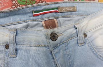 Spodnie PLEASE Vintage chic dziury przetarcia S