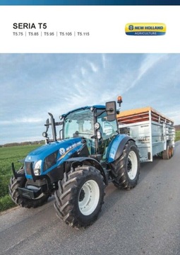 New Holland T5 prospekt 2018 ciągnik nie kombajn