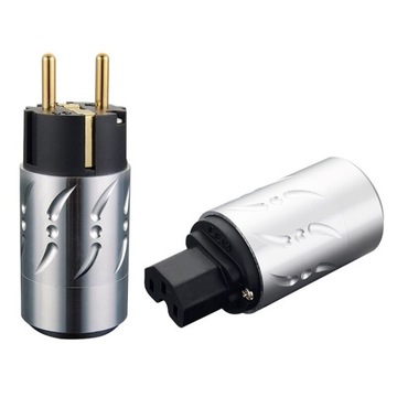 Wtyki Viborg VE+VF502G miedź złocona aluminium