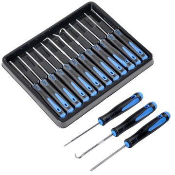 ZESTAW HACZYKÓW HAKI GROTY SKROBAKI ORINGÓW ORING