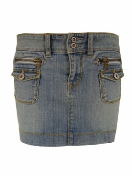 RIFLE JEANS SPÓDNICA SPÓDNICZKA DŻINSOWA ROZM.28