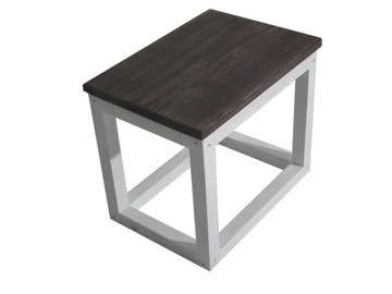 Stolik Półka Taboret stare drewno 35x25cm wys 30cm