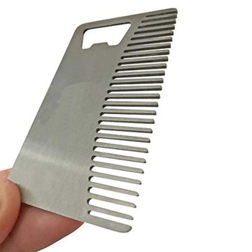 KARTA GRZEBIEŃ OTWIERACZ METAL GADŻET DO PORTFELA