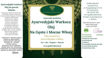 Ayurvedic Braid - масло для густых и сильных волос.