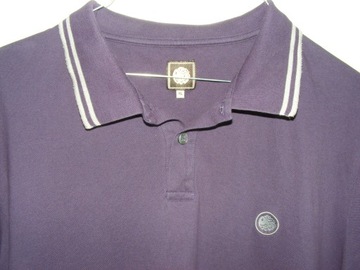 PRETTY GREEN koszulka polo polówka R XL fiolet