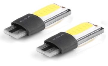 СВЕТОДИОДНАЯ ЛАМПОЧКА 2 COB 12 CHIP W5W T10 CANBUS БЕЛАЯ