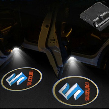 2x LED LOGO PROJEKTOR HD 3D BEZPRZEWODOWE DO DRZWI SUZUKI WSZYSTKIE MODELE