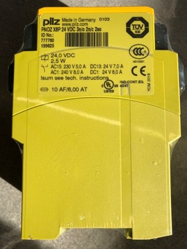 Pilz 777760 PNOZ X8P 24 VDC 3n/o 2n/c 2so