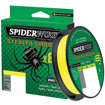 SPIDERWIRE STEALTH SMOOTH 8 YELLOW - 0.09 MM 150 M