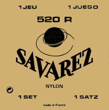 SAVAREZ 520R STRUNY DO GITARY KLASYCZNEJ