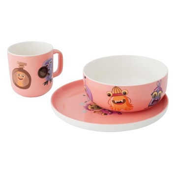 Berghoff 3-CZĘŚCIOWY ZESTAW PORCELANOWY DZIECIĘCY