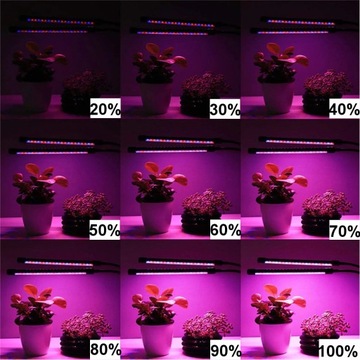 GROWBOX ДВОЙНАЯ СВЕТОДИОДНАЯ ЛАМПА ДЛЯ ВЫРАЩИВАНИЯ РАСТЕНИЙ 20ВТ