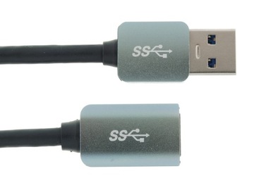 PRZEDŁUŻACZ USB 3.0 WTYK-GNIAZDO 100cm KrugerMatz