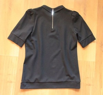 SIMPLE czarna koszula kolnierzyk 36 S swarovski xs