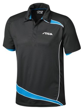 Koszulka STIGA DISCOVERY czarna XXS tenis stołowy