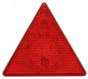 LAMPA LAMPY TRÓJKĄT ODBLASKOWY PRZYCZEP LAWET E20