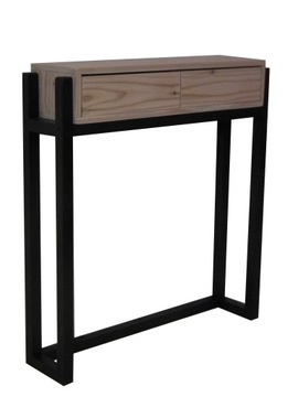 Konsola z półką +2szuflady 90x20 wys 90cm