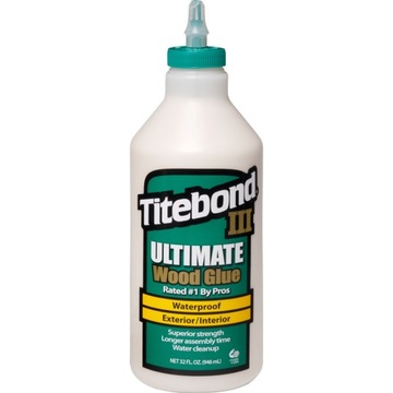 KLEJ DO DREWNA Titebond III Ultimate 946ml Klej do drewna D4 USA