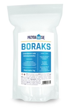 Boraks, BORAX 10-wodny 99,99% czystości 1 KG