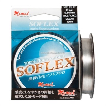 Флюорокарбон MOMOI Soflex FC 50 м 0,245 мм/4,7 кг прозрачный