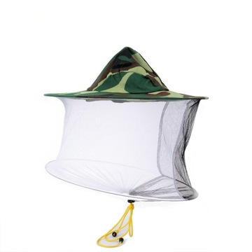 KAPELUSZ PSZCZELARSKI ULE PASIEKA PSZCZOŁY MORO