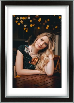 RAMA NA ZDJĘCIA WENGE FOTO RAMKA 10x15 CM