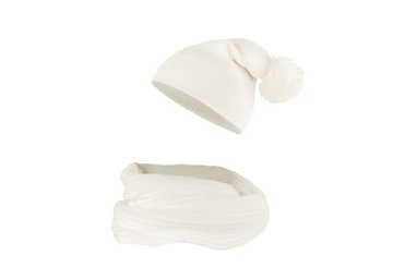 МУЖСКОЙ КОМПЛЕКТ ШАПКА С ПОМПОНОМ ЮБКА-ШАРФ-ШАРФ