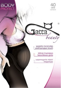 Rajstopy ciążowe GATTA Body Protect DEN 40 2-S