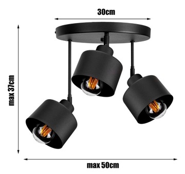 ПОТОЛОЧНЫЙ СВЕТИЛЬНИК, СВЕТОДИОДНАЯ ЛЮСТРА LOFT EDISON