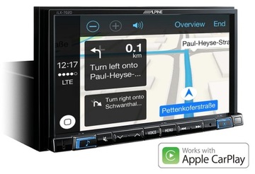 ALPINE iLX-702D ВЫСОКОГО КАЧЕСТВА CarPlay AndroidAuto DAB+