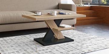 CROSS MAT SONOMA ДУБ СКАМЬЯ ПОЛКА ЖУРНАЛЬНЫЙ СТОЛИК