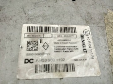 SMART FORFOUR II 453 RÁDIO TUNER A453900110