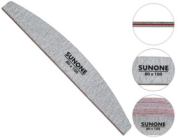 Пилочка для ногтей SUNONE Zebra BOAT 80/100