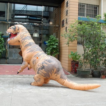 KOSTIUM STRÓJ NADMUCHIWANY DINOZAUR T-REX