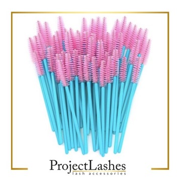 СПИРАЛЬНАЯ ЩЕТКА ДЛЯ РЕСНИЦ 50ШТ ProjectLashes