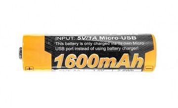Аккумулятор Fenix ​​USB ARB-L14U (14500 1600 мАч 1,5