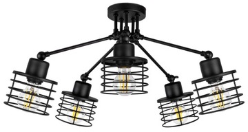 LAMPA SUFITOWA PLAFON ŻYRANDOL EDISON LOFT LED