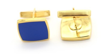 Красивые синие запонки