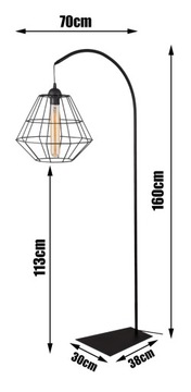 МОДНЫЙ ТОРШЕР DRUCIAK LOFT EDISON