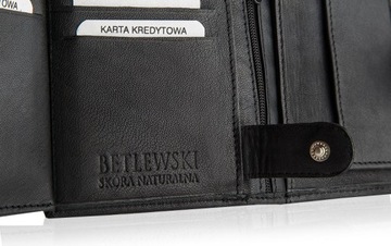 Мужской кожаный кошелек BETLEWSKI, кожаная RFID-карта