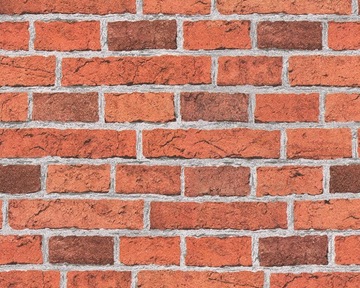 TAPETA ŚCIENNA PAPIEROWA CEGŁA CZERWONA LOFT