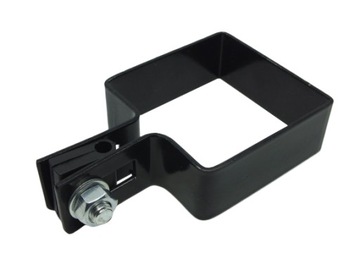 Obejma do paneli słupek 50x50 mm CZARNA