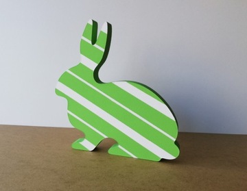 KRÓLICZEK - ZAJĄCZEK ozdoba dekoracja 3D dekor