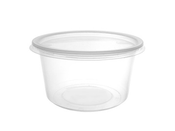 POJEMNIKI z wieczkiem 350ml W1 pojemnik 50szt.