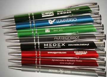 РЕКЛАМНЫЕ РУЧКИ COSMO, ГРАВИРОВКА ЛОГОТИПА, НАДПИСИ, 500 шт.